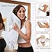 BYCOO Large Microfiber Hair Towel Wrap for Women, Anti Frizz Drying Towel, Fast Dry Turban Wet Hair, Long, Thick, Curly Super Absorbent Soft Towels - White