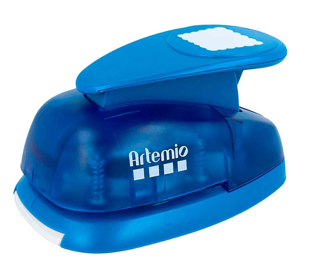 Artemio Blue 5 Cm Giant Square Rosette Lever Punch,