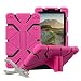 Universal 7 inch Tablet Case Shockproof Silicone Stand Cover for All Versions RCA Voyager 7" (2016, 2017) / Samsung Galaxy Tab 3/4/A/E Lite 7" / Google Nexus MatrixPad Z1 7" and More with DIY Puncher