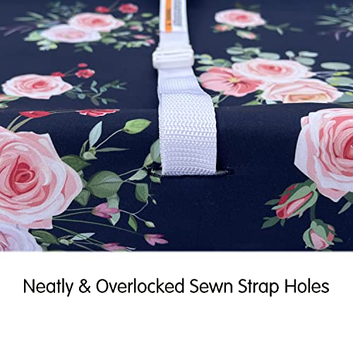 Amrose 3 Pack Easy Care Changing Pad Covers, Ultra Soft Microfiber Diaper Change Table Sheets For Baby Boys And Girls, Floral & Butterfly & Pink #TOP3