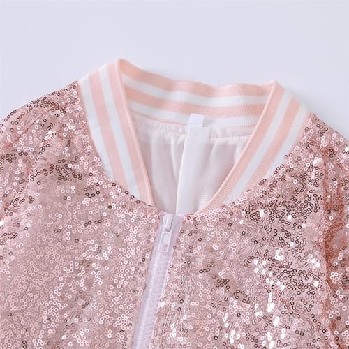Yuji Itadori Girls Metallic Sequin Baseball Jacket Varsity Jacket Christmas Party Bomber Long Sleeve Clothes 2-14 Years3