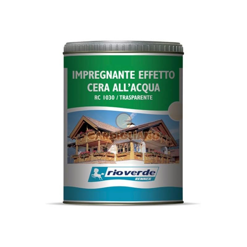 Rioverde lasure ciré blanc à eau ml.750