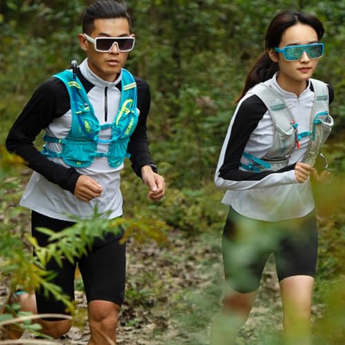 Hydration Pack Backpack 5L Running Hydration Vest Cycling Water Rucksack Trail Marathon Race Ultra Light Black Only 4.23Oz - Thumbnail 3