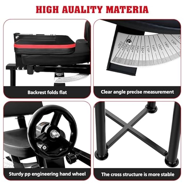 Leg - Stretcher - Machine, Split - Stretching Machine for Flexibility, 300lbs Hip Spreader for Beginner Tight HIPS, Heavy Duty Splits Training Equipment of Home Dancing Room Gym