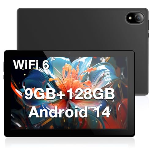 DOOGEE U10 Tablet 10 Pulgadas, WiFi 6 Tablet Android 14, 9GB RAM+128GB ROM, Tableta 1280 * 800 IPS, Face ID, Bluetooth 5.0, 5060mAh, OTG, TÜV, Tablets PC, 8MP+5MP