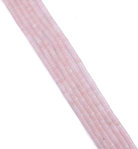 Miniatura 225 de Cuentas espaciadoras de jaspe marrón natural, cuentas sueltas de disco Rondelle, cuentas sueltas para hacer joyas, 0.157 in x 0.079 in, 15.0 in