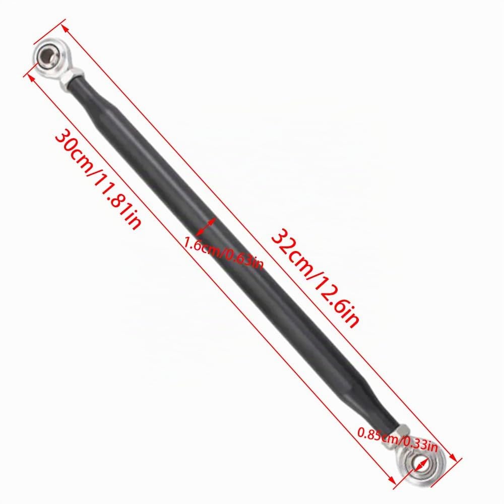 Varilla de enlace de palanca de cambios para motocicleta, varillaje de palanca de cambios de aleación de aluminio compatible con Harley Electra Glide 1980-2019