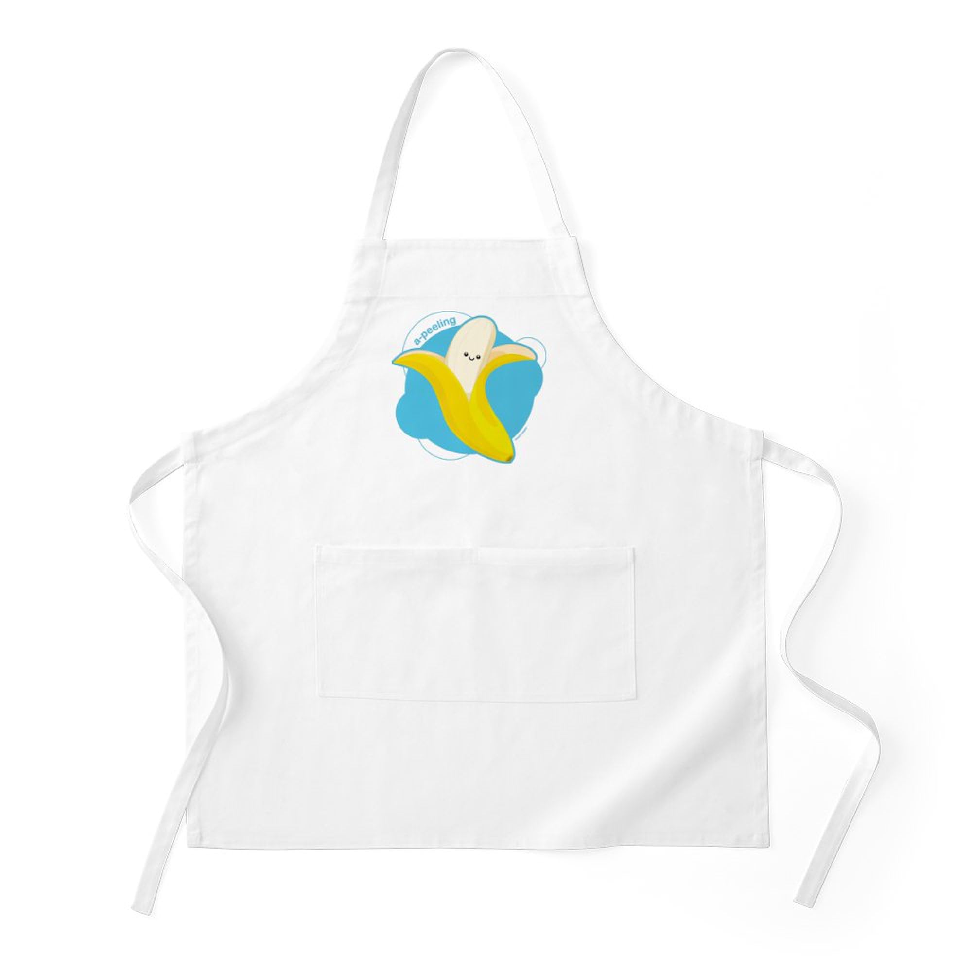 CafePress A Peeling Kitchen Apron with Pockets, Grilling Apron, Baking Apron