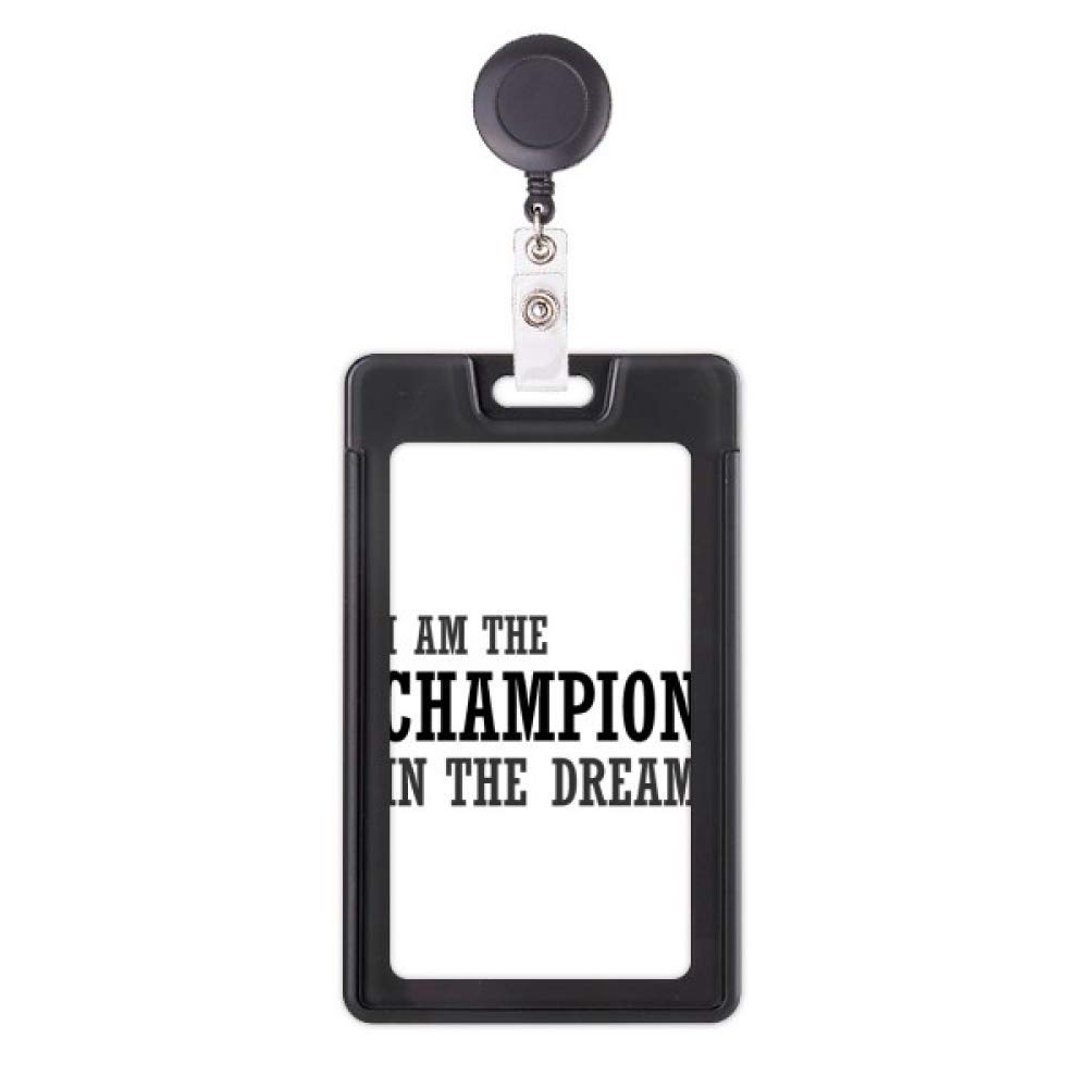 Étui rétractable pour badge avec message imprimé porte-carte rigide - 5