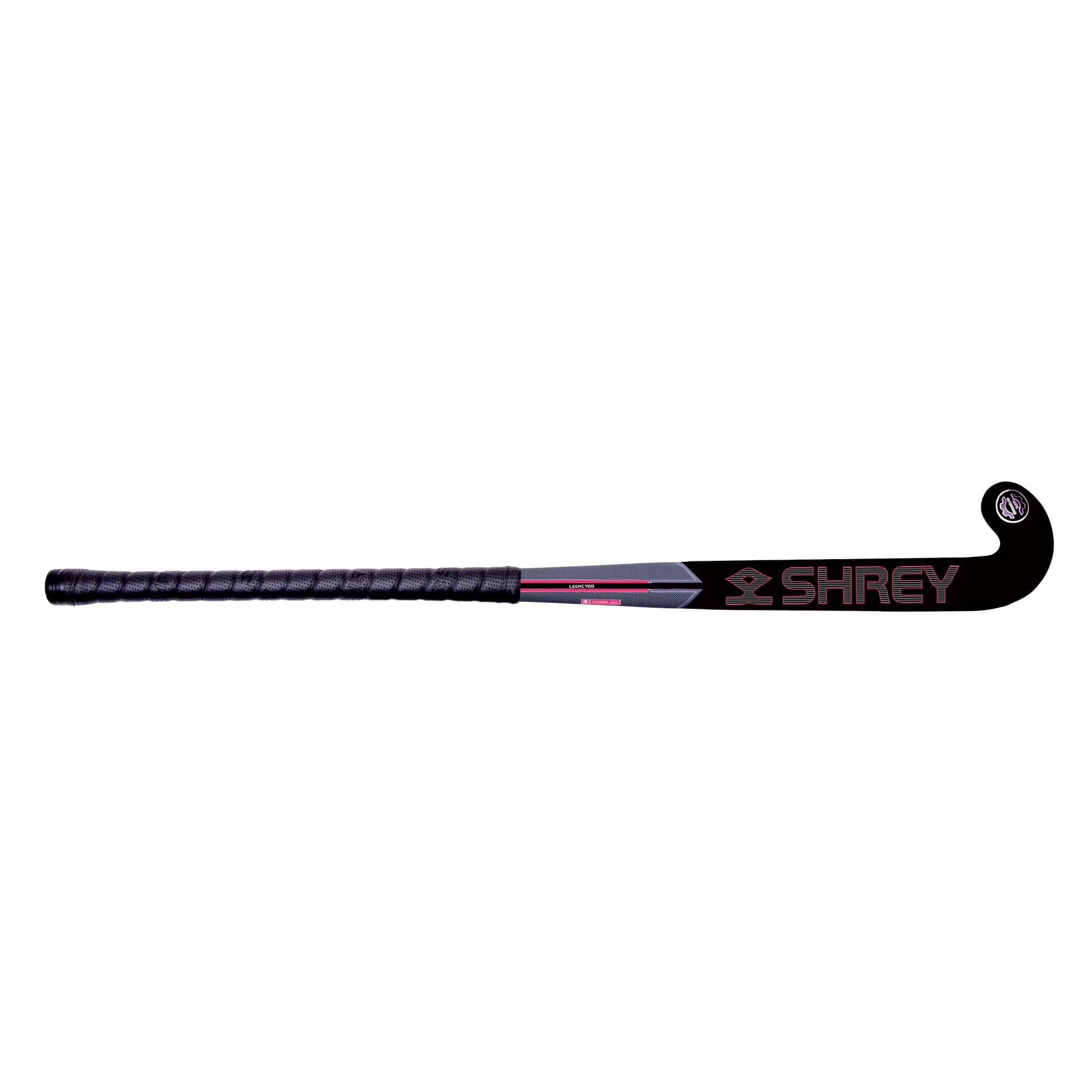 Shrey Legacy 00 Junior Late Bow Hockey Stick (Black/Pink, 36) 3