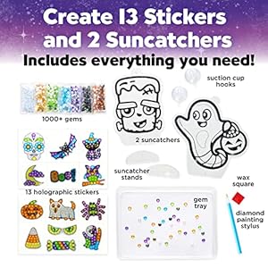 Creativityforkidsbiggemdiamondpaintingkithalloweenstickersandsuncatchershalloweendiycraftsforkidshalloweenactivitiesandgiftsforkidsages68 Urban Country Home Decor Creativity for kids big gem diamond painting kit halloween stickers and suncatchers halloween diy crafts for kids halloween activities and gifts for kids ages 6 8 urban country home decor