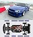WPLDEWAN RC Drift Car with Gyro 1/18 Scale LDRC Drift Car Remote Control RWD Hobby Drifting Vehicle 2.4 GHz Proportional Throttle Steering ESP Gyroscope Metal Drive Shaft Alloy Shell Adult LD1899