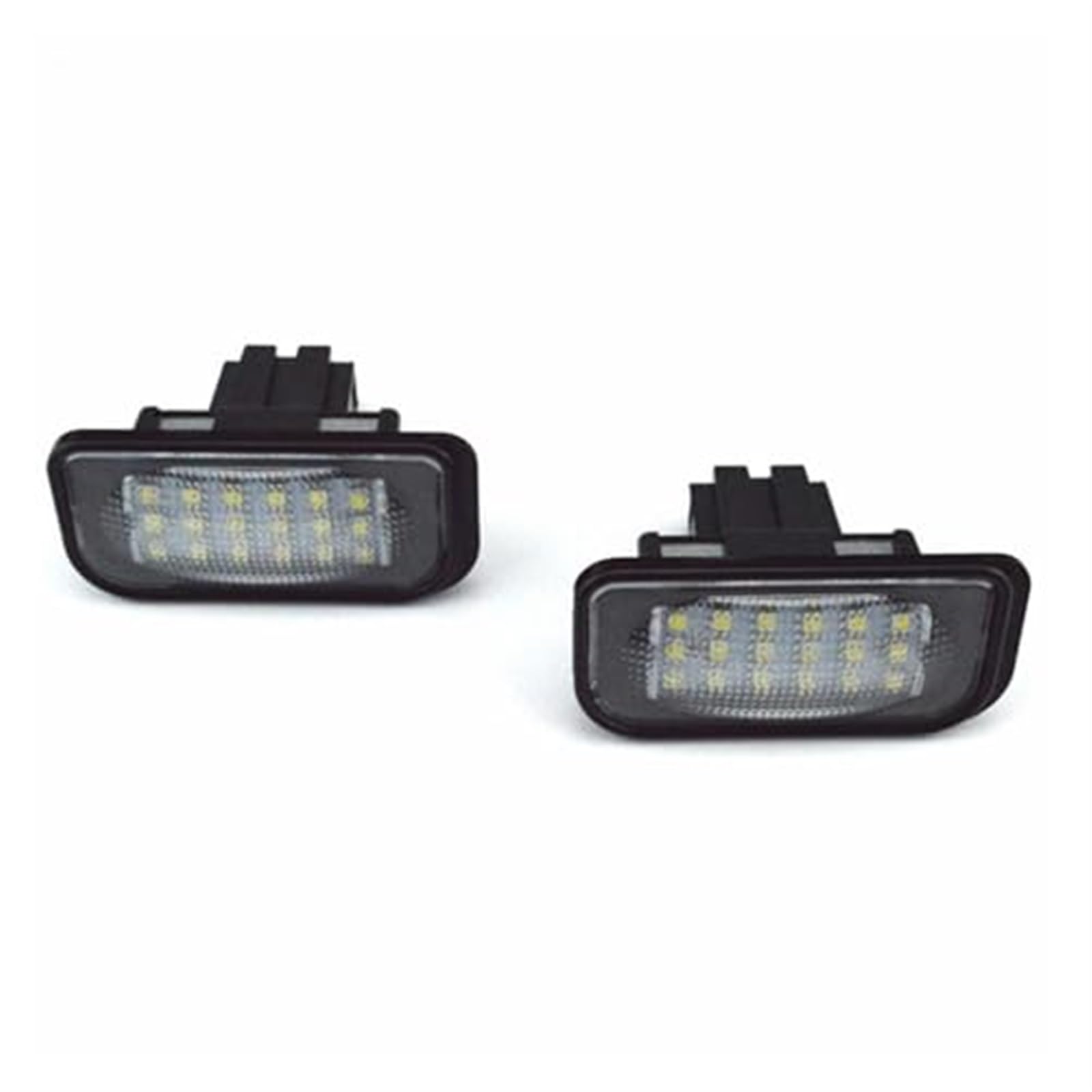 Luces de matrícula Canbus con par negro antierror para Chrysler Crossfire Coupé Cabrio de 2003 4