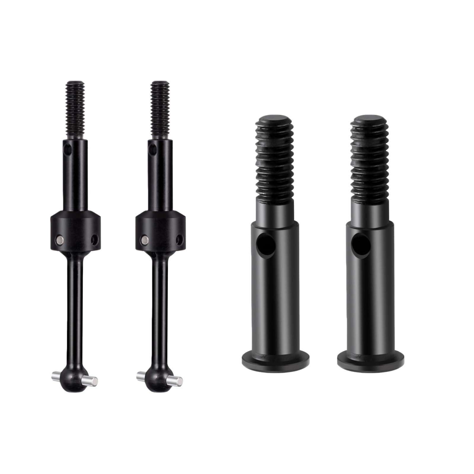 JGGZONE Hard Steel RC Car Front & Rear Axle Drive Shaft Axle Dogbone CVD Driveshaft Compatible with 1/10 Tamiya M05 RC Car Upgrades Parts