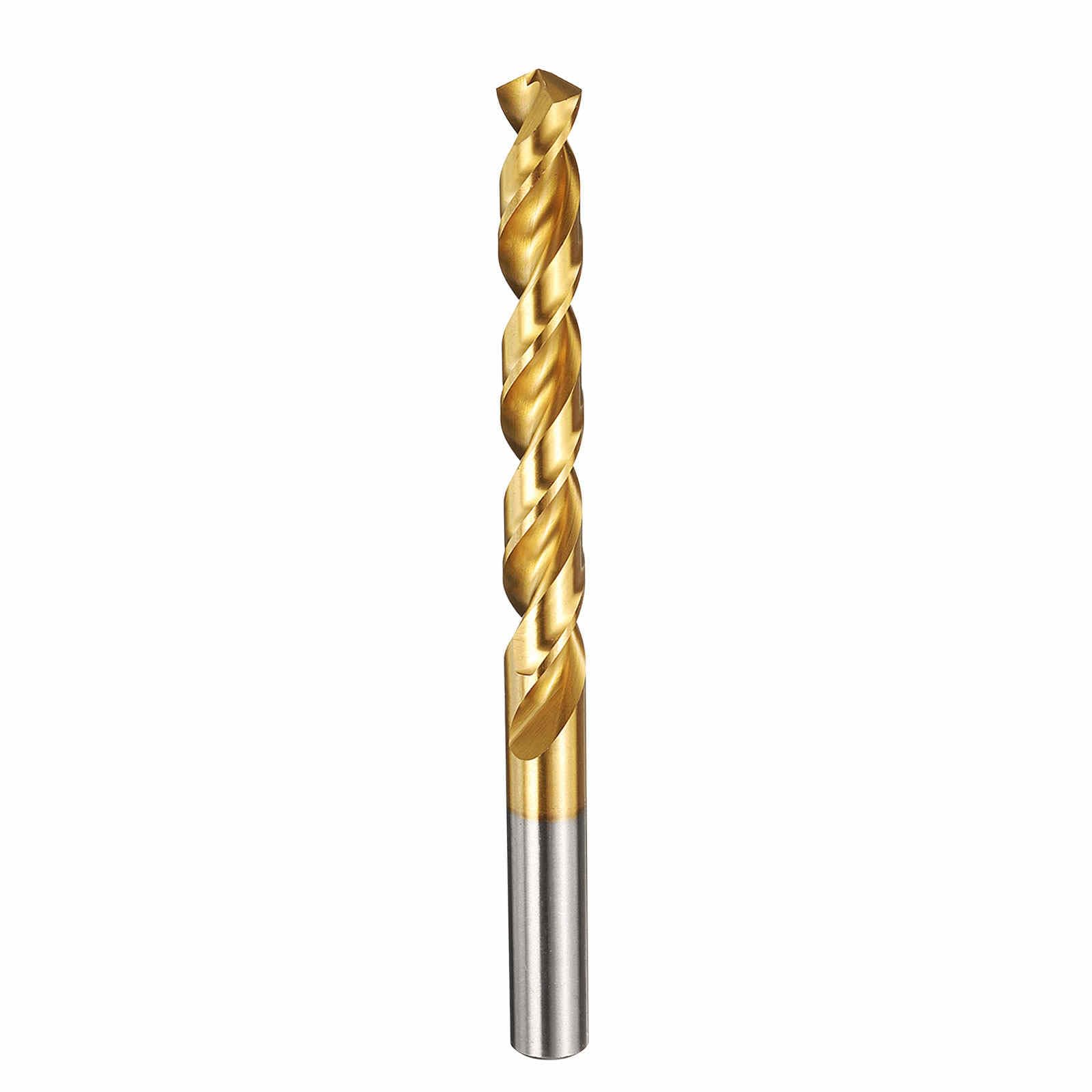 Kozelo 1pcs Drill Bit - [12.7mm Diameter] M42 8% Cobalt HSS Cutting Tool for Machining Hard Metal Stainless Steel Woodworking Handicraft Use, 135° Cutting Angle TiN