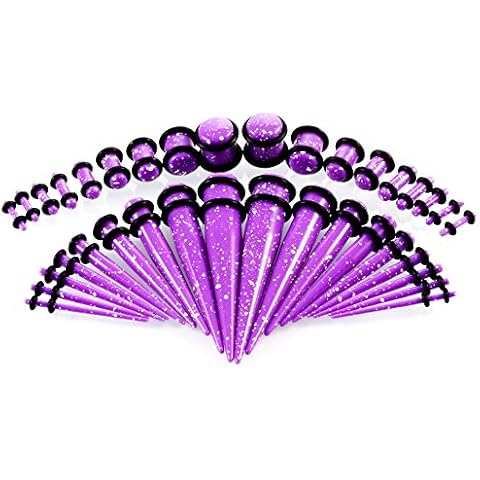 BOOM 36-Piece Acrylic Ear Stretching Kit Cover