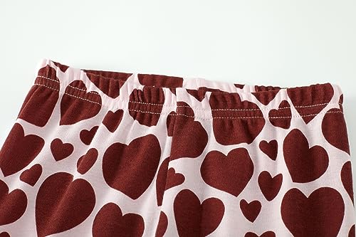 Akyzic Little Girls Pajamas Sets Baby Girl 2Pcs 100% Cotton Pjs Kids Long Sleeve Sleepwear4