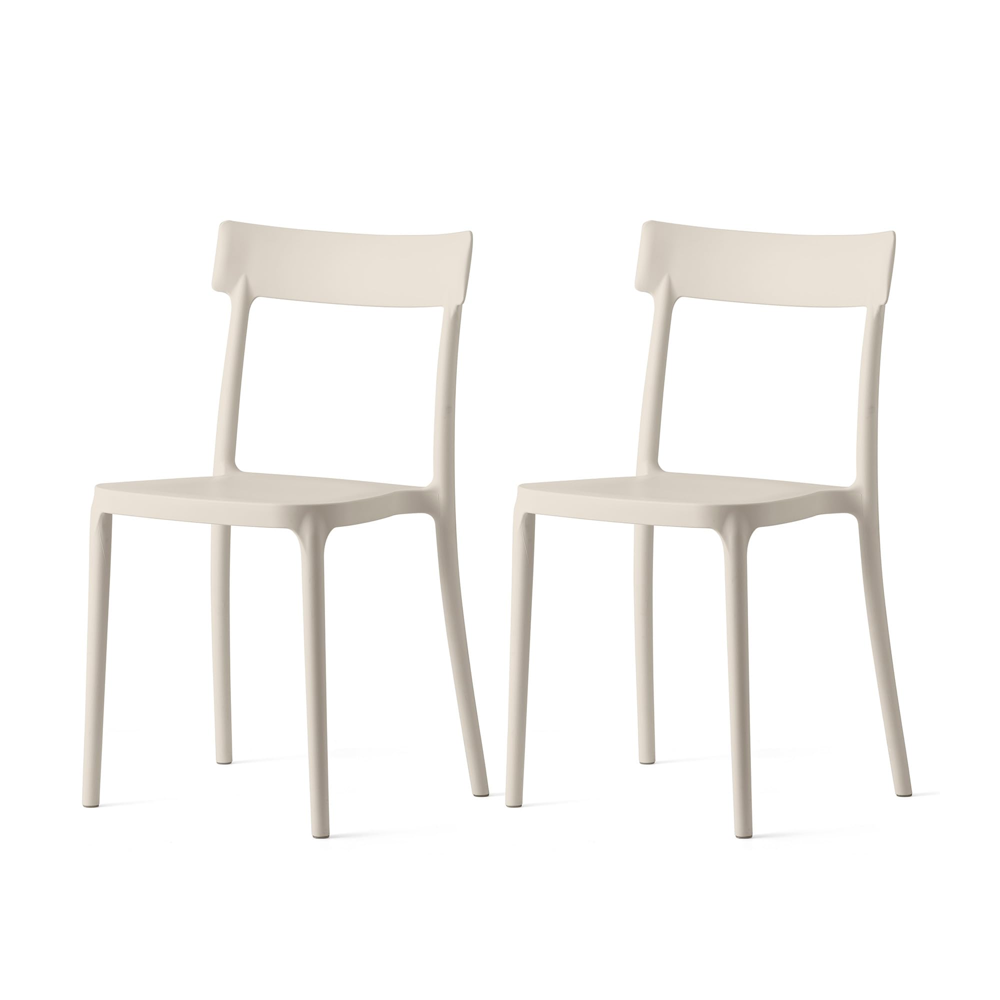 Connubia, 2 chairs ARGO polypropylene MATT HEMP