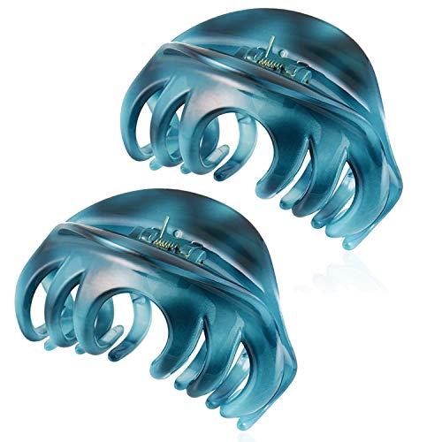 2 Stück Große Haarklammer,Klaue Clips,Rutschfest Haarspangen Haargreifer Vintage Einfache Unregelmäßige?Rutschfeste Haarnadel Haar Zubehör Für Frauen