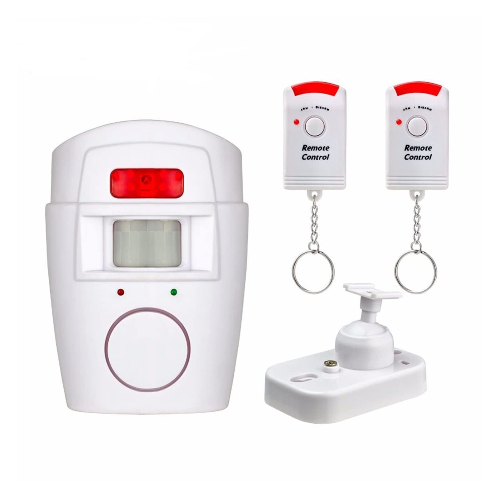Alarma de detección de Movimiento Control Remoto Infrarrojo Inalámbrico Puerta Ventana Alarma de hogar Sensor de Alarma de Movimiento inalámbrico Alarma de Control Remoto