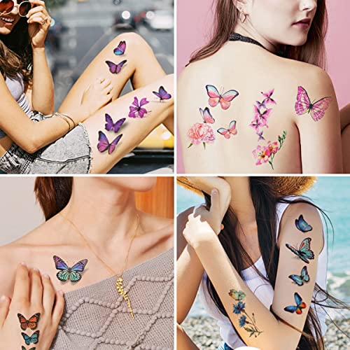 Tatuaggi Temporanei per Bambini, 15 Fogli Adesivi