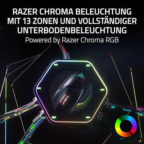 Razer Basilisk V3 Pro 35K Phantom Green Edition - Anpassbare kabellose ergonomische RGB-Gaming-Maus - optischer 35K DPI Sensor… – Ansicht 6