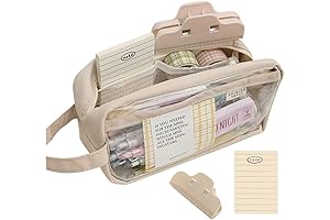 Clear Pencil Pouch: Cute Korean Aesthetic School Supplies