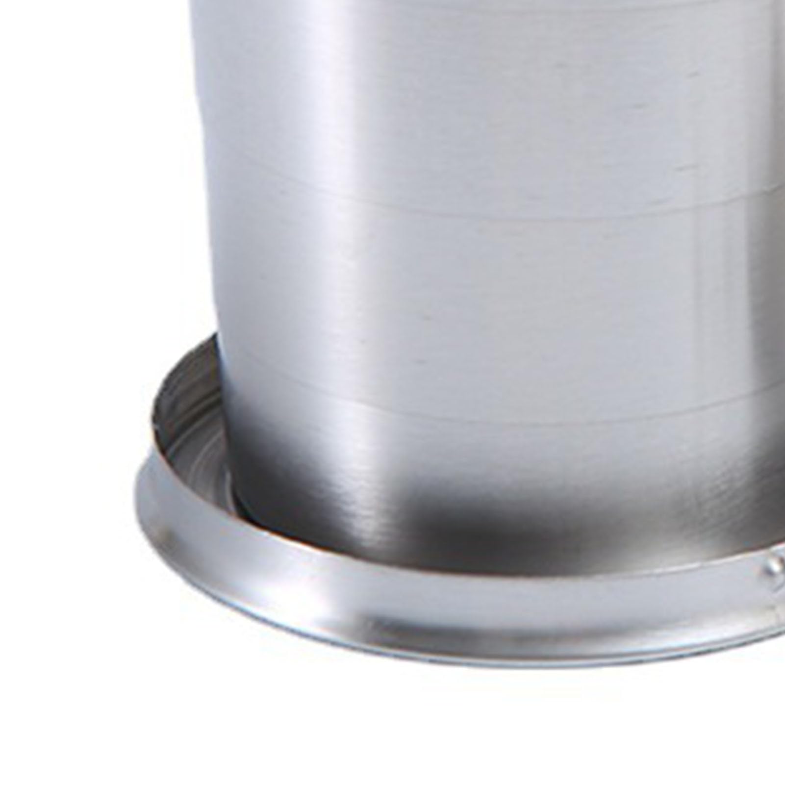 Tazza Pieghevole in Acciaio Inox Con Coperchio e Portachiavi (Grande 250 | Tazza in Metallo Riutilizzabile per Uso Alimentare, Si Estende per L'uso, Si Comprime per Campeggio, Escursionismo, Picnic