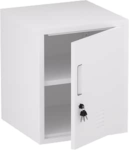Incbruce Metall Aufbewahrungsschrank – 182,9 Cm Hoch, Abschließbar, Mit 4 Verstellbaren Regalen, Schwarz