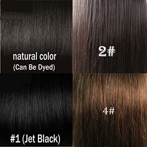 I Tip Hair 100 Strand Brazilian Wet And Wavy Curly Human Hair Microlinks Keratin I Tips Hair Water Wave (12inch 100Strand, Natural Color)