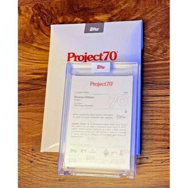 Amazon.co.jp: 【未開封】Topps Project70® 大谷翔平 プリントサイン 