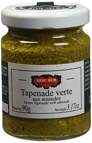  ERIC BUR Tapenade Verte aux Amandes 90 g - Lot...