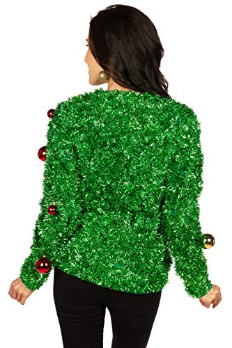Women's Bristle Babe Ugly Christmas Cardigan Sweater2