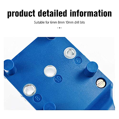 41Pcs Woodworking Doweling Jig Kit 6/8/10 mm Handheld Wood Dowel Drilling Guide, Drill Guide Metal Sleeve Wood Drilling Doweling Hole Saw Tools (41PCS) 7 41Pcs Woodworking Doweling Jig Kit 6/8/10 mm Handheld Wood Dowel Drilling Guide, Drill Guide Metal Sleeve Wood Drilling Doweling Hole Saw Tools (41PCS) - Image 7