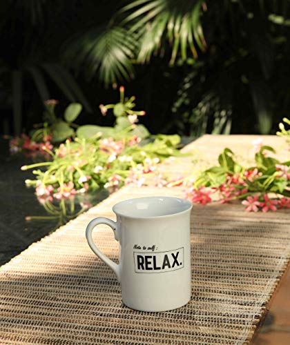 Image of Hitkari Potteries Coffee Mugs Set of 2 | 350ml Coffee Cups & Mug for Women | Home & Kitchen Porcelain Coffee Mugs for Morning & Evening | Food Grand Tea Cups for Gift Birthday