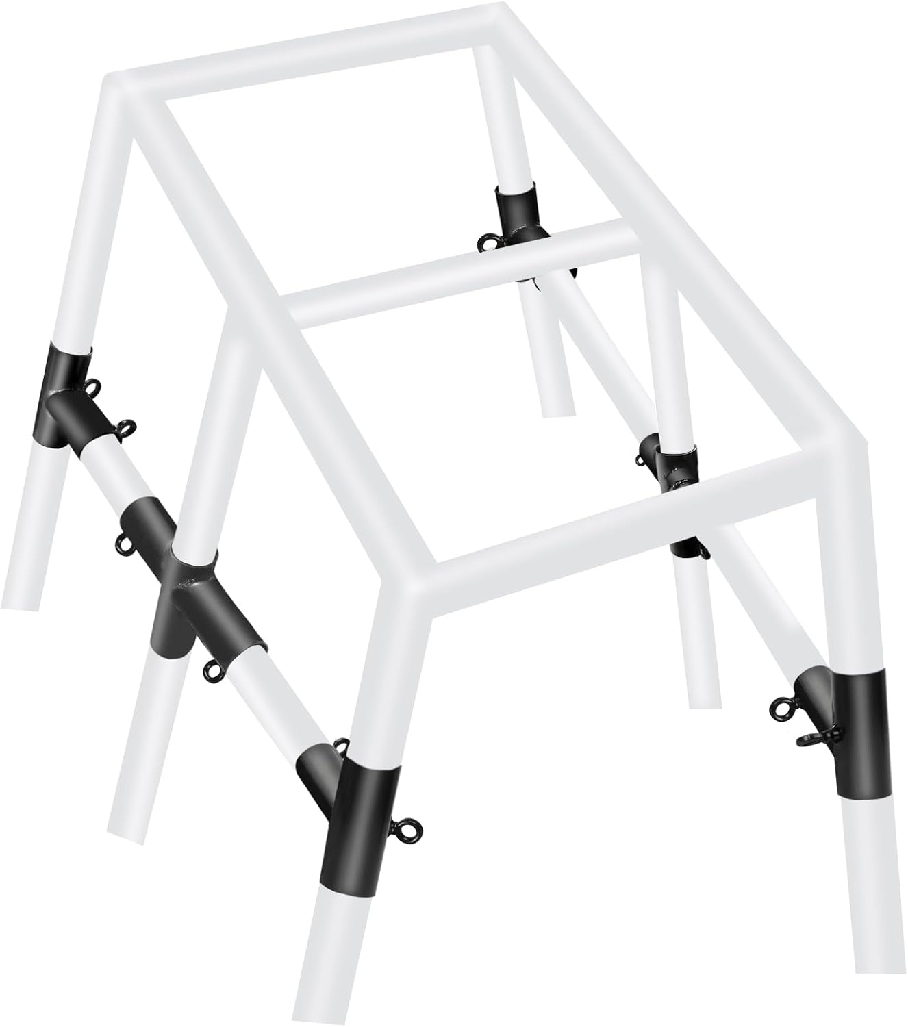 Aoneky 1 3/8'' Corner Slider Canopy Fitting Couplers Kit - Frame Carport Connectors (2pcs Center Corner Fitting)