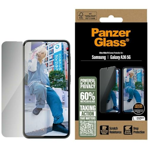 PanzerGlass vitre anti regard pour Samsung A35 5G Ultra Wide