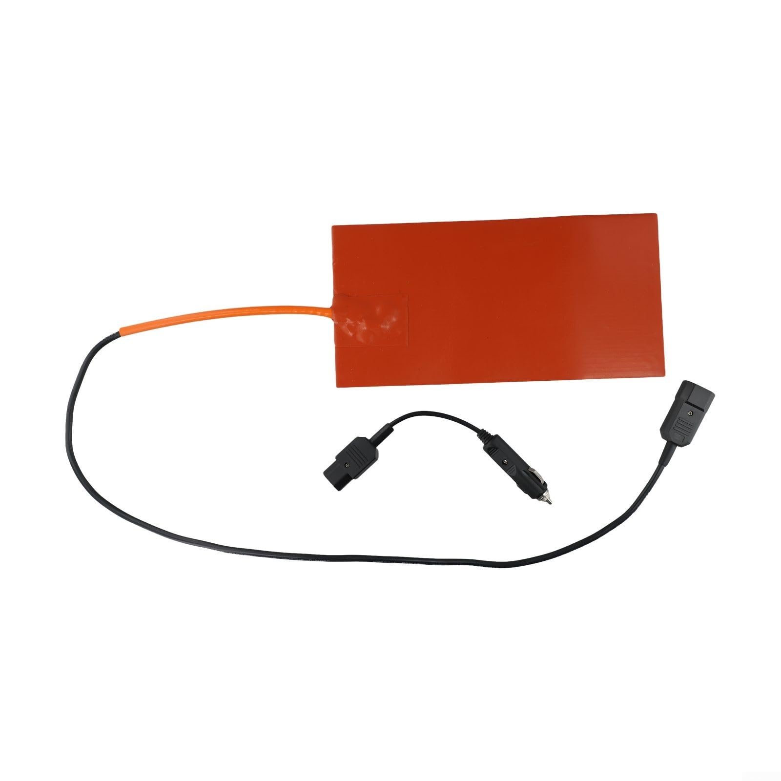 Tapis chauffant en silicone 12 V 100 W avec thermostat de protection pour sacs de livraison de nourriture, chauffe-pizza et applications de restauration commerciale