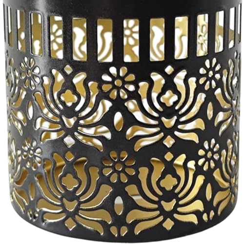 Linternas solares exteriores impermeables con proyecciones florales decorativas 7