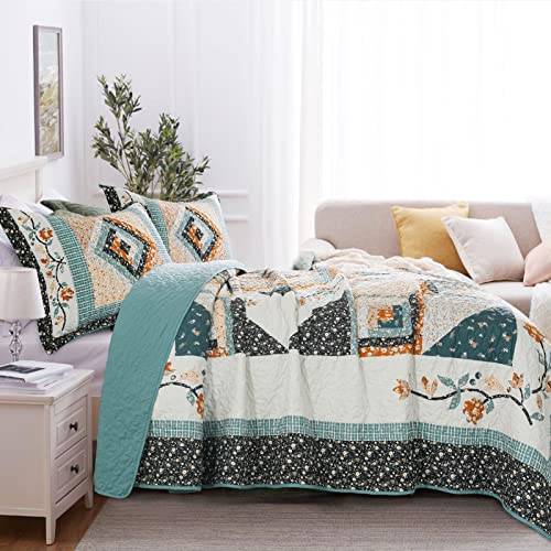 Bedifany King Size Quilt Sets, Soft Bedspread King Size Lightweight King Quilt Farmhouse Bedding Sets For Bed Decorations For All Seasons, 3 Pieces #TOP3
