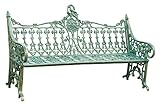 Solide et stable banc en fusion de fonte finition vert patiné Dimensions L180 x PR70 x H105 cm. Fidèle reproduction d'époque. Étant donné qu'il s'agit de finitions artisanales, la finition peut ne pas représenter fidèlement les photographies, présente également parties en Rouille naturelle ces à rendre chaque article une pièce unique. perspectives favorables décore avec élégance tout environnement extérieur
