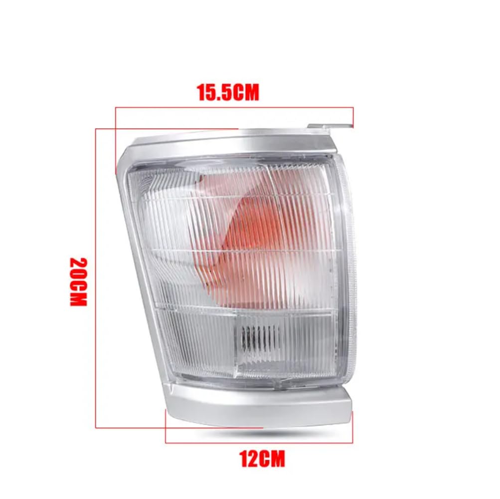 2Pcs Luce D'angolo Auto Indicatore Di Direzione Anteriore Lampada Sider Marker Lampada Di Parcheggio Guscio Senza Lampadina Per Toyota Hilux 1997 1998 1999 2000 2001