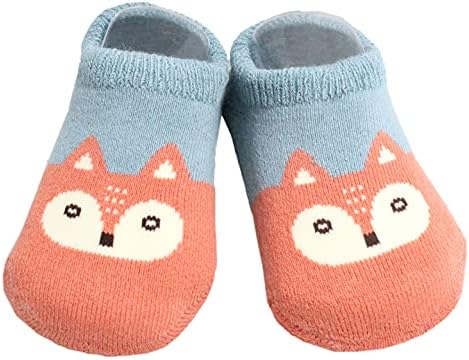 Baby Boy Girl Toddler 3-pack Thick Winter Terry Cotton Ankle Socks Non-slip 12-24 Months