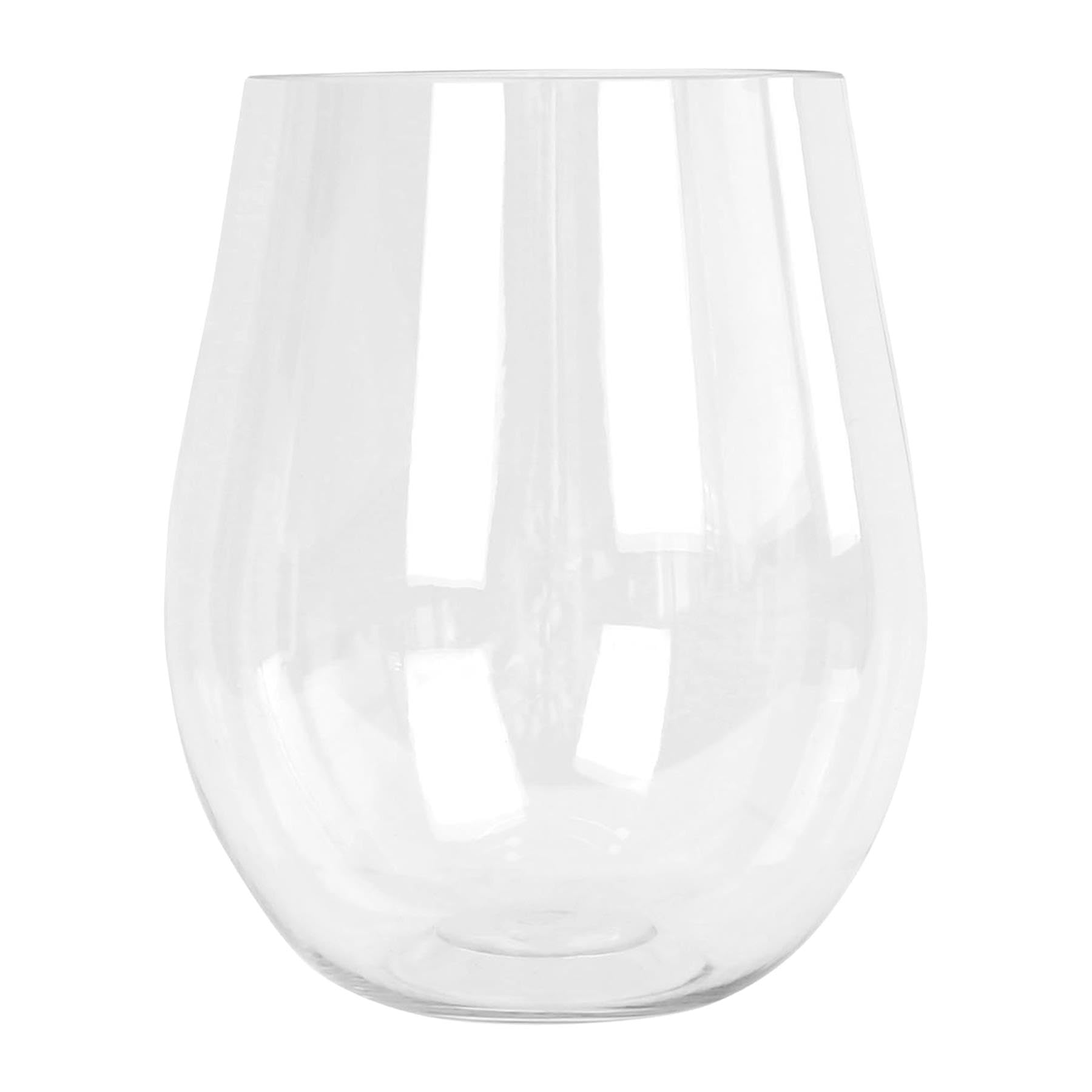 Argon Tableware 12x 600ml Plastique Réutilisable Verres à Vin sans Pied - Adultes Grand Clair Cocktail Fête Pique-nique Camping Buvant Gobelets Tasses Ensemble