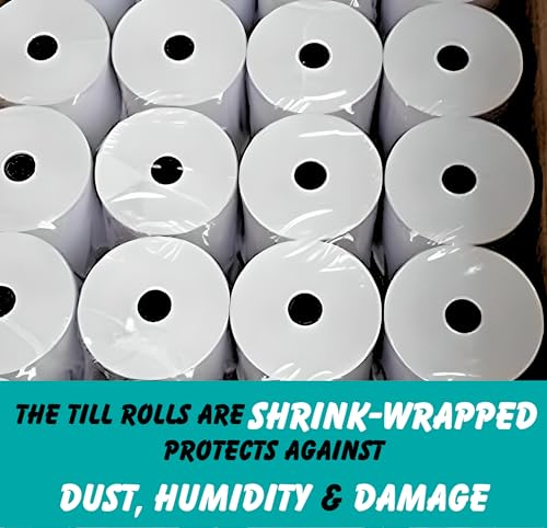 Double Dragon Thermopapier-Kassenrollen, 80 x 80 mm, geeignet für EPOS Epson, Star, Samsung, Bixolon, POS-Terminals, 10 Rollen