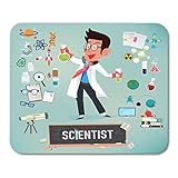 Überlegenes Material: Die glatte Oberfläche der Mousepads besteht aus strapazierfähigem, hitzebeständigem Polyestergewebe, das eine genauere und schnellere Mausbewegung ermöglicht und Ihnen maximalen Komfort bei der Nutzung bietet. Die untere Basis besteht aus rutschfestem Gummi und verhindert, dass die Maus rutscht und sich bewegt.