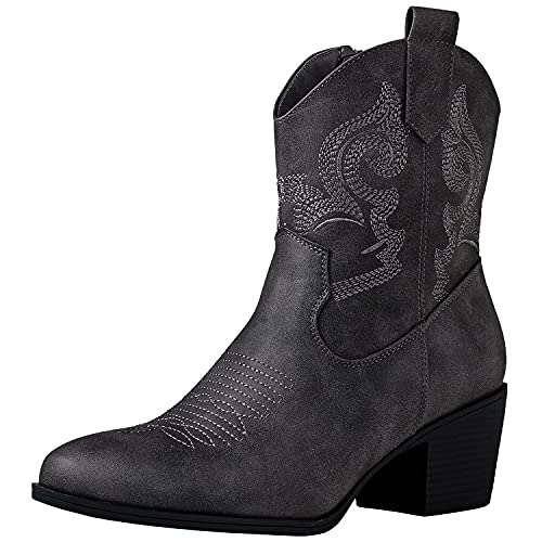 Image of GLOBALWIN Cowboy Boots For Women Short Ankle Boots