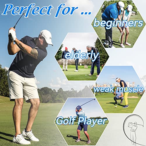 Yahi Golf Swing Trainer Aid - Adjustable Golf Training Equipment To Improve Wrist Hinge, Forearm Rotation, Shoulder Turn For Beginners, Portable Collapsible Golf Grip Swing Speed Trainer #TOP5