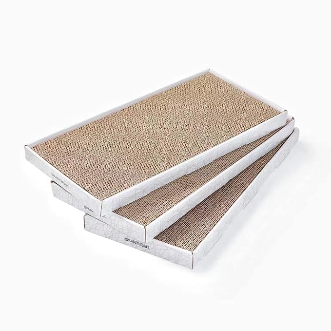 PSK PET MART Durable Double Sided Cardboard Scratcher with Catnip Scratcher Lounge Couch Scratch Pad Suitable for Cat Indoor Playing - Multicolor (Set of 3) (B0CPSGTH96) Amazon Price History, Amazon Price Tracker