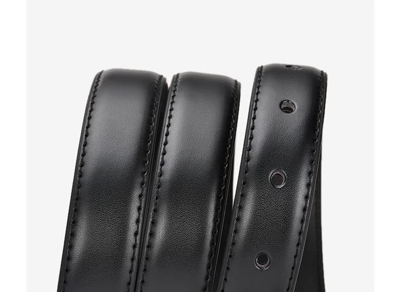 Women's Crystal Decoration Four Leaf Clover Buckle Design Leather Belt, Womens Belts for Dress4